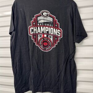 Black National Champions T-Shirt